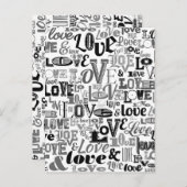 Liefde 3 briefkaart (Voorkant / Achterkant)