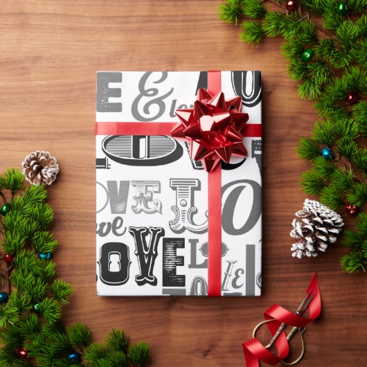 Liefde 3 cadeaupapier (Feestdagen Geschenken)