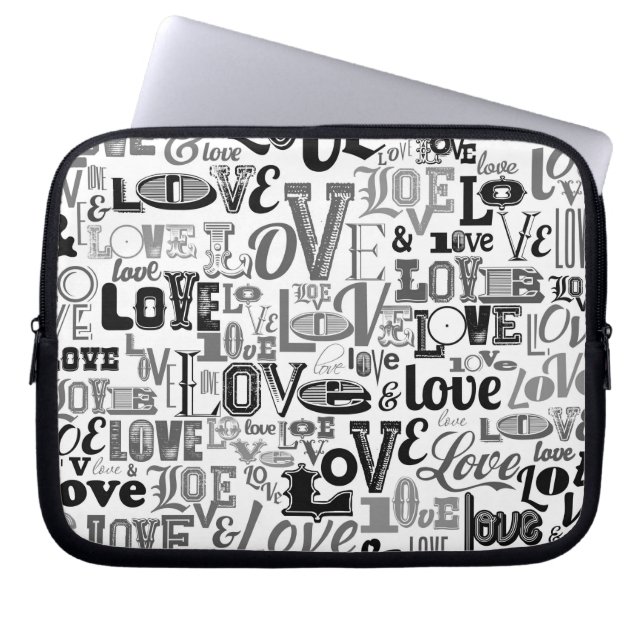 Liefde 3 laptop sleeve (Voorkant)