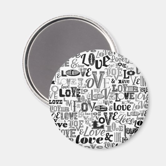 Liefde 3 magneet (Voorkant / Achterkant)