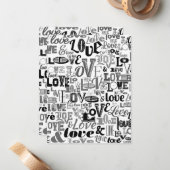 Liefde 3 notitiekaartje (Voorkant / Achterkant in situ)