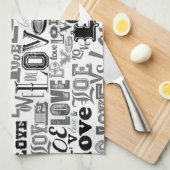 Liefde 3 theedoek (Quarter Fold)