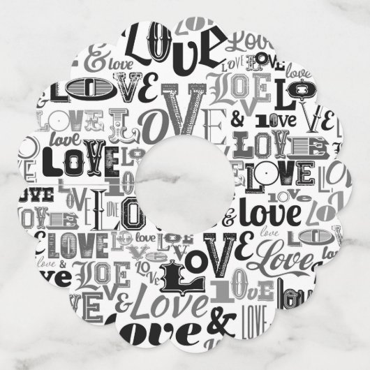 Liefde 3 wijnglaslabel (Voorkant)