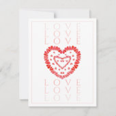 LIEFDE 4.25x5.5 Platte kaart (Voorkant)