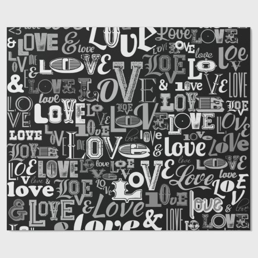 Liefde 4 cadeaupapier (Vlak)