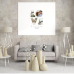 Liefde 4 foto eenvoudig modern gepersonaliseerd ca canvas afdruk<br><div class="desc">Liefde 4 foto simpele moderne gepersonaliseerde verjaardag,  bruiloft,  verjaardag of kerstcadeau voor degene waar je van houdt.</div>