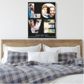 Liefde 4 Foto Eenvoudig Modern Gepersonaliseerd Gi Canvas Afdruk (Insitu (Slaapkamer))