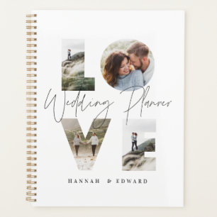 Liefde 4 foto moderne persoonlijke cadeaubruiloft planner