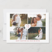 "Liefde" 4 Fotogalerij Valentijnsdag Feestdagenkaart (Voorkant)