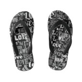 Liefde 4 kinder teenslippers (Voetbed)