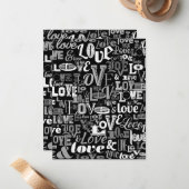 Liefde 4 notitiekaartje (Voorkant / Achterkant in situ)