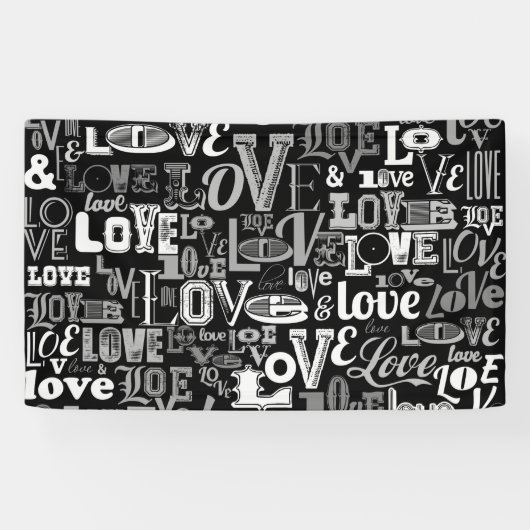 Liefde 4 spandoek (Horizontaal)