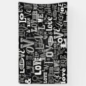 Liefde 4 spandoek (Verticaal)