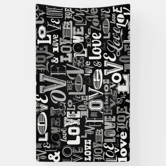 Liefde 4 spandoek (Verticaal)