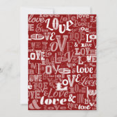 Liefde 5 bedankkaart (Voorkant)