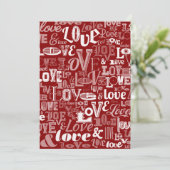 Liefde 5 bedankkaart (Staand voorkant)