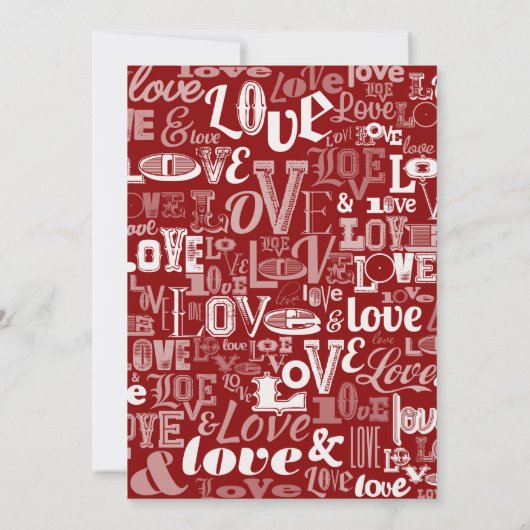 Liefde 5 bedankkaart (Achterkant)