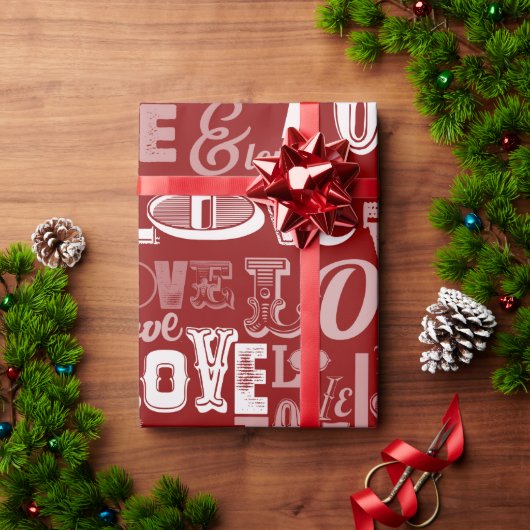 Liefde 5 cadeaupapier (Feestdagen Geschenken)