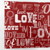 Liefde 5 drieluik wenskaart (Binnenzijde eerst)