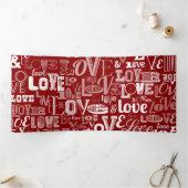 Liefde 5 drieluik wenskaart (Binnen)