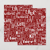 Liefde 5 notitiekaartje (Voorkant / Achterkant)