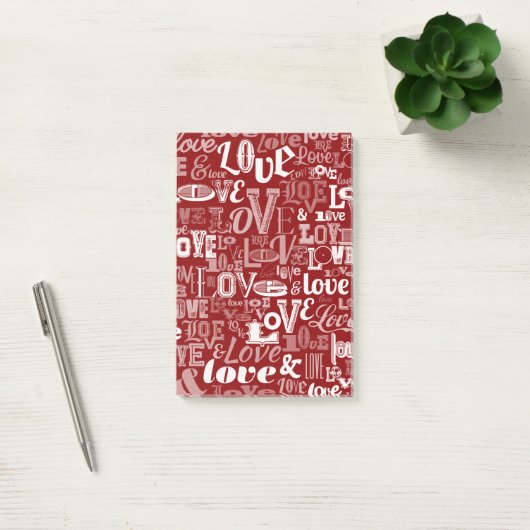 Liefde 5 post-it® notes (Kantoor)