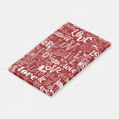 Liefde 5 post-it® notes (Schuin)