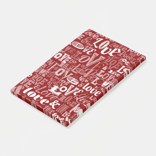 Liefde 5 post-it® notes (Schuin)