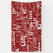 Liefde 5 spandoek (Verticaal)