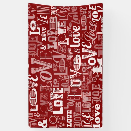 Liefde 5 spandoek (Verticaal)