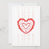 LIEFDE 5x7 vlakke kaart (Voorkant)