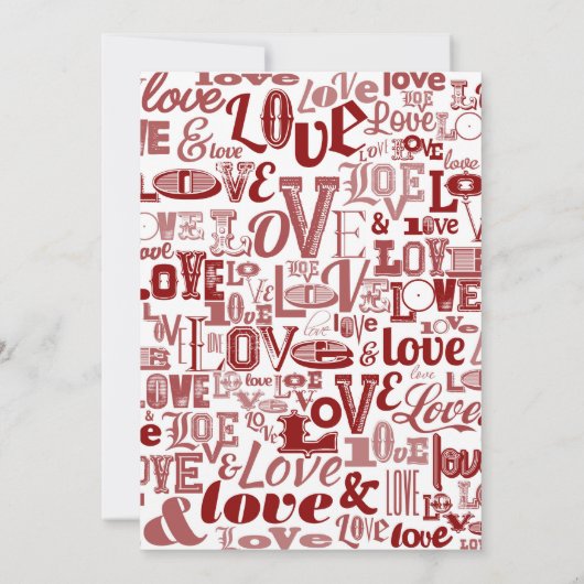 Liefde 6 bedankkaart (Achterkant)