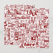 Liefde 6 briefkaart (Voorkant / Achterkant)