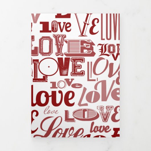 Liefde 6 drieluik wenskaart (Cover)