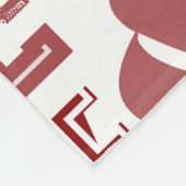 Liefde 6 fleece deken (Hoek)