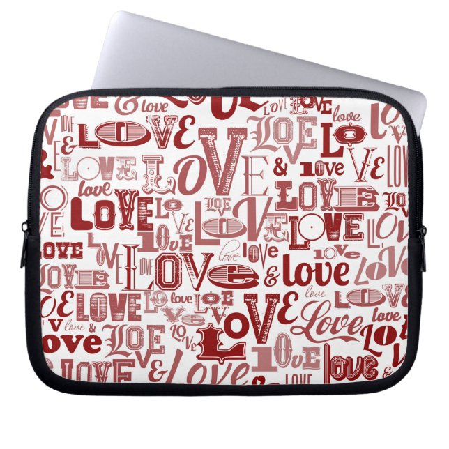 Liefde 6 laptop sleeve (Voorkant)