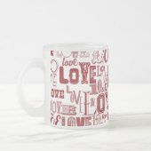 Liefde 6 matglas koffiemok (Links)