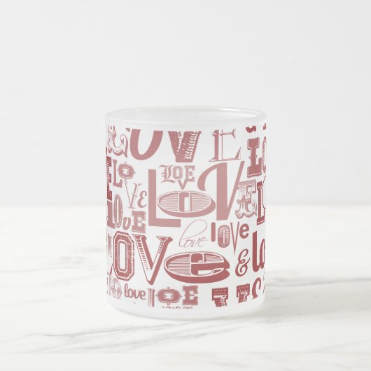 Liefde 6 matglas koffiemok (Center)