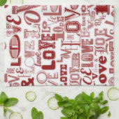 Liefde 6 theedoek (Gevouwen)