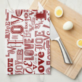 Liefde 6 theedoek (Quarter Fold)