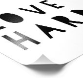 Liefde, 6 x 6 inch, Kodak Pro-fotopapier (Satin) Foto Afdruk (Hoek)