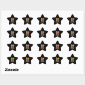 Liefde 6de graad leraar school Halloween Gift Ster Sticker (Vel)