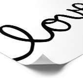 liefde - 7 x 5 inch - kunstmatig poster (Hoek)
