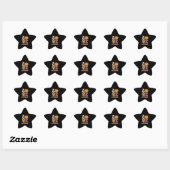 Liefde 7e graad leraar school Halloween Gift Ster Sticker (Vel)