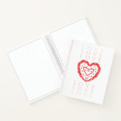 LIEFDE 8.5x11 Spiraal Notitieboek (Binnen)