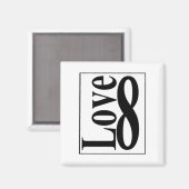 Liefde (8) Infinity Magneet (Voorkant / Achterkant)