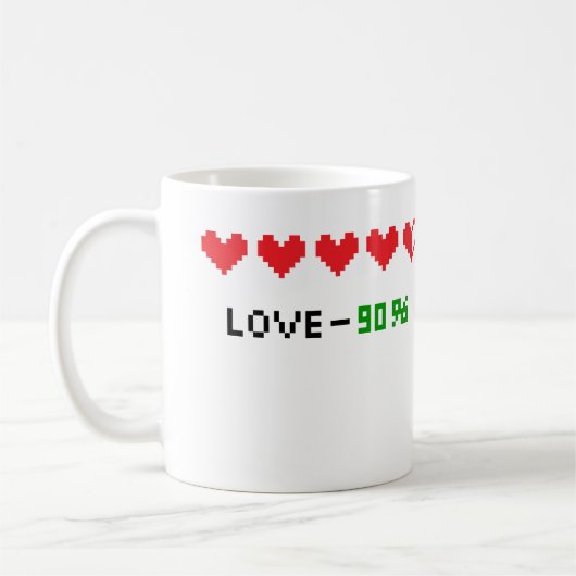 Liefde 90 Kleur Mok (Links)