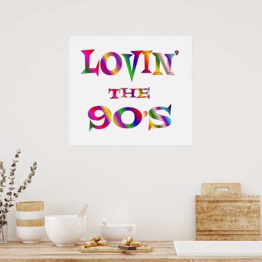 Liefde 90's poster (Keuken)