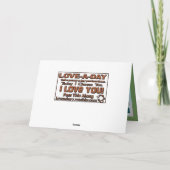 Liefde-a-dag Wenskaarten Kaart (Achterkant)