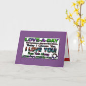 Liefde-a-dag Wenskaarten Kaart (Gele Bloem)